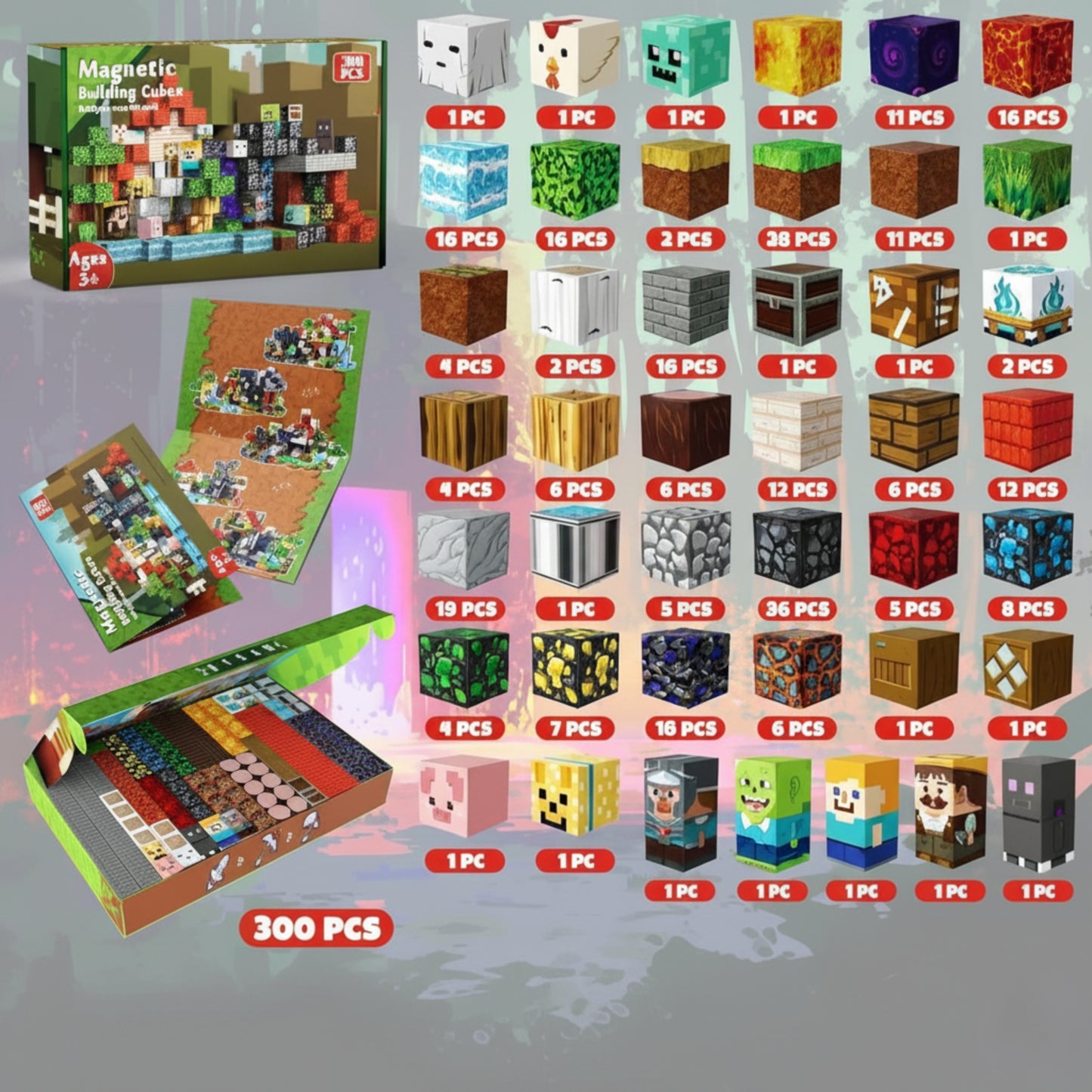 BLOCS MAGNÉTIQUES ÉDUCATIFS